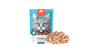 WANPY CAT CHICKEN JERKY COSFISH SANWICHES 80G