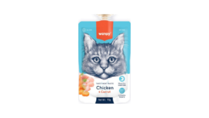 WANPY CAT MEAT PASTE CHICKEN & CARROT 90G