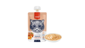 WANPY CAT MEAT PASTE SLMN, CHKN & CARROT 90G