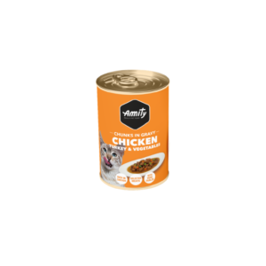 AMITY CAT ADULT WET FOOD CHICKEN TURKEY & VEGETABLE GRAVY 415G
