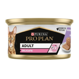 PRO PLAN ADULT CAT DELICATE MOUSSE TURKEY 85G