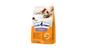 CLUB 4 PAWS ADLUT CAT INDOOR 4N1 LAMB 2KG
