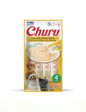 INABA CHURU TUNA WITH CHEESE PACK 4x14G