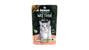 ZAMPA CHUNKS IN JELLY WET FOOD ADULT CAT LAMB 85G