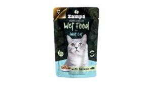 ZAMPA CHUNKS IN JELLY WET FOOD ADULT CAT SALMON 85G