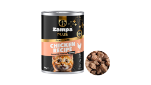 ZAMPA CAT WET FOOD CHICKEN KITTEN CANNED 400G