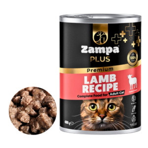 ZAMPA CAT WET FOOD CANNED LAMB 400G
