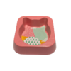 CAT FACE BOWL 18.2 x18.2 x 5.5CM