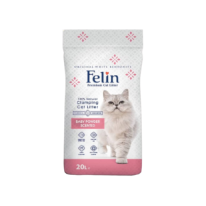 FELIN CAT LITTER BABY POWDER 20L