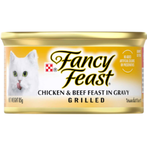 FANCYFEAST CAT GRILLED CHICKEN & BEEF GRAVY 85G 206802