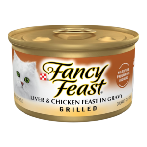 FANCYFEAST CAT LIVER & CHICKEN FEAST IN GRAVY GRILLED 85G 206804